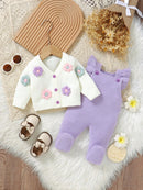 Saída de Maternidade Luxo em Tricô para Bebê – Conforto e Elegância