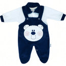 Macacão Bebê Plush com Urso para Meninos