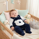Macacão Bebê Plush com Urso para Meninos