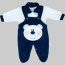 Macacão Bebê Plush com Urso para Meninos