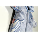 Kit 3 Peças Macacão Bebe Inverno Microfibra Com Capuz Menino