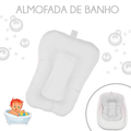 Almofada de Banho Bebê Anatômica Antiderrapante Conforto e Segurança