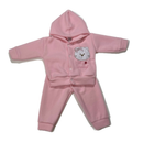 Conjunto Soft com Capuz para Bebê. Lindo, Macio e Quentinho!