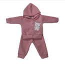 Conjunto Bebê Soft com Capuz Quentinho e Macio para Inverno