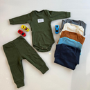 Kit 10 Peças Roupa Bebê Body e Calça Algodão Conjunto Wave