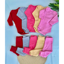 Kit 10 Peças Roupa Bebê Body e Calça Algodão Conjunto Wave