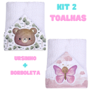 Toalha de Banho com Capuz para Bebê 100% Algodão – Dupla Camada Super Macia e Absorvente