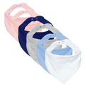 Kit Babador Bandana Impermeável Premium para Bebê – 100% Algodão (3, 6 ou 10 unidades)
