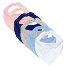 Kit Babador Bandana Impermeável Premium para Bebê – 100% Algodão (3, 6 ou 10 unidades)