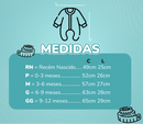 Kit 3 Macacão Menina Amore Vira Pé Floral Recem Nascido a 12 Meses 100% Algodão