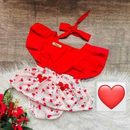 Jardineira Romper com faixa Bebê Menina Body Temático Book Festa Mesversário ensaio temático romper de bebe menina