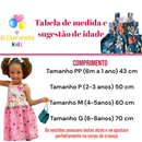 Vestido Infantil Menina Para Festa Dia a Dia
