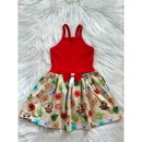 Vestido de Alça Verão Infantil Menina