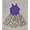 Vestido de Alça Verão Infantil Menina