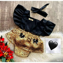Jardineira Romper com faixa Bebê Menina Body Temático Book Festa Mesversário ensaio temático romper de bebe menina