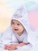 Toalha de Banho Fralda Soft com Capuz para Bebê Premium Dupla Camada Grande Amiguinhos