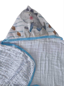 Toalha de Banho Fralda Soft com Capuz para Bebê Premium Dupla Camada Grande Amiguinhos
