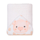 Toalha de Banho com Capuz para Bebê 100% Algodão – Dupla Camada Super Macia e Absorvente