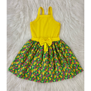 Vestido Infantil de Alça Verão Menina Leve Confortável e Fresquinho