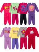 Kit 4 Peças Conjunto Moletom Infantil Menina 1 ao 16 Feminino Outono Inverno