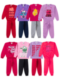Kit 4 Peças Conjunto Moletom Infantil Menina 1 ao 16 Feminino Outono Inverno
