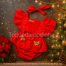 Jardineira Romper com faixa Bebê Menina Body Temático Book Festa Mesversário ensaio temático romper de bebe menina