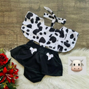 Jardineira Romper com faixa Bebê Menina Body Temático Book Festa Mesversário ensaio temático romper de bebe menina