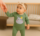 Kit Body Bebê Menina 100% Algodão Conjunto Completo com Estampas Divertidas