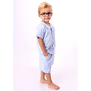 Conjunto Infantil Menino Camisa e Bermuda 100% Algodão – Estilo Social Casual Elegante