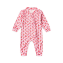Kit 5 Macacão Canelado Estampado para Bebê com Zíper Menino e Menina – RN/P/M/G