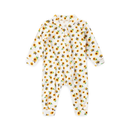 Kit 5 Macacão Canelado Estampado para Bebê com Zíper Menino e Menina – RN/P/M/G
