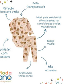 Conjunto Moda Body + Calça Tecido Leve Infantil Bebê