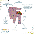 Conjunto Bebê Body Manga Longa e Calça Confortável Infantil