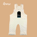 Jardineira Bebê Algodão Amore Confortável com Bolso