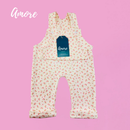 Jardineira Bebê Algodão Amore Confortável com Bolso