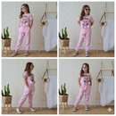 Conjunto Feminino Infantil de Menina Calça Modinha Verão Conjunto de Menina