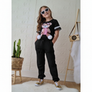 Conjunto Feminino Infantil de Menina Calça Modinha Verão Conjunto de Menina