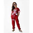 Conjunto Feminino Infantil de Menina Calça Modinha Verão Conjunto de Menina