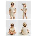 Conjunto Infantil Menina E Menino Dry Fit Confortável E Estiloso Para O Dia A Dia Verão