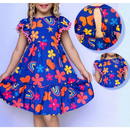 Vestido Infantil Menina Princesa Luxo Elegante Estampa Exclusiva