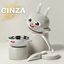 Tigela Para Papinha Bowl Pote em Aço Inox com Ventosa e Talher - Térmico