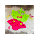 Jardineira Romper com faixa Bebê Menina Body Temático Book Festa Mesversário ensaio temático romper de bebe menina