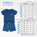 Conjunto de Bebe Menino Estilo Casual Minimalista Monocromático Verão Infantil Menino Casual