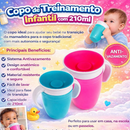 Copo de Treinamento 360° para Bebê e Criança Sem Vazamentos Fácil de Limpar