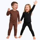 Kit 2 Conjuntos Térmicos Infantil Peluciado Blusa e Calça Quentinho