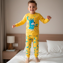 Kit Sortido 2, 6 ou 10 Peças Pijama Manga Longa Bebê Menino Comprido Infantil Masculino De Algodão para Frio