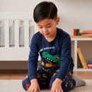 Kit Sortido 2, 6 ou 10 Peças Pijama Manga Longa Bebê Menino Comprido Infantil Masculino De Algodão para Frio