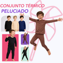Kit 2 Conjuntos Térmicos Infantil Blusa E Calça Peluciada