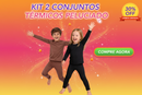 Kit 2 Conjuntos Térmicos Infantil Blusa E Calça Peluciada