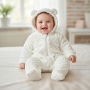 Macacão Ursinho Bebê – Soft Peludinho com Zíper
